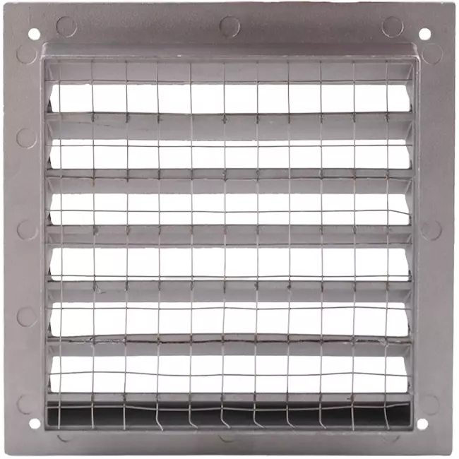 Rejilla exterior aluminio 100x100 mm - Aluminio