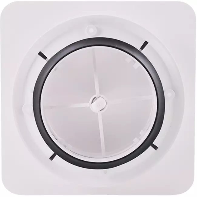 Válvula ClimaConnect Design cuadrada, Ø 125 mm - blanca
