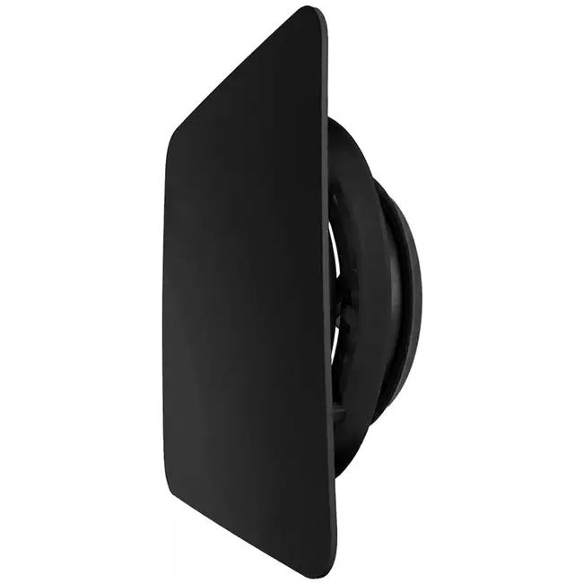 Válvula ClimaConnect Design cuadrada de Ø 125 mm - negra
