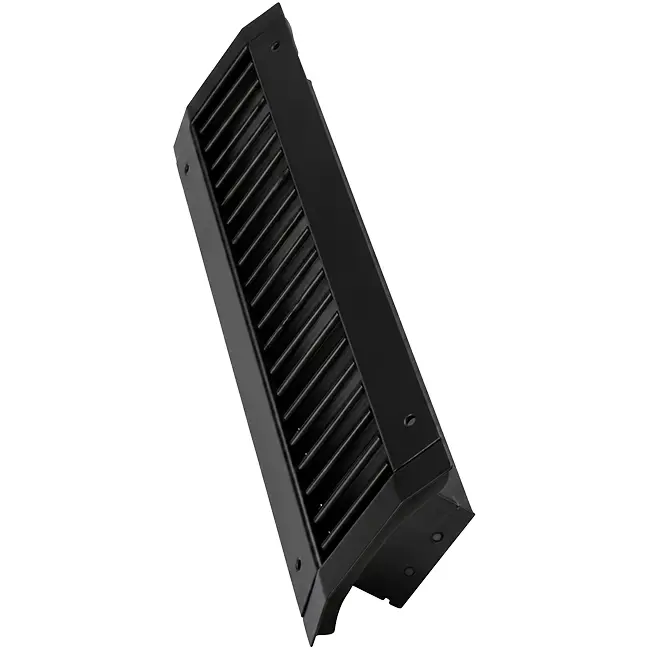 Rejilla de conducto ClimaConnect con doble ajuste, 1025 x 125 mm, para tubos de 315 a 900 mm - RAL 9005
