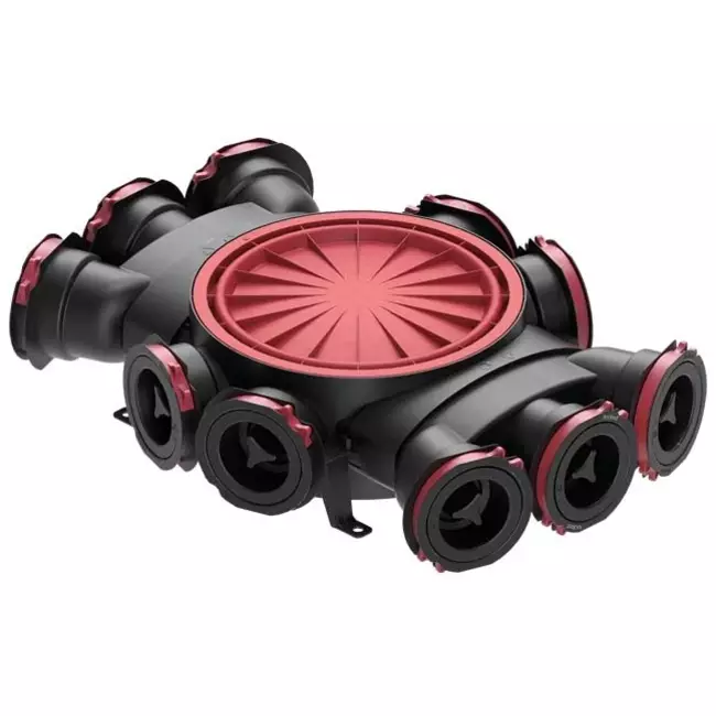 Caja de distribución de aire Heatpex Aria (10 x 75 mm)