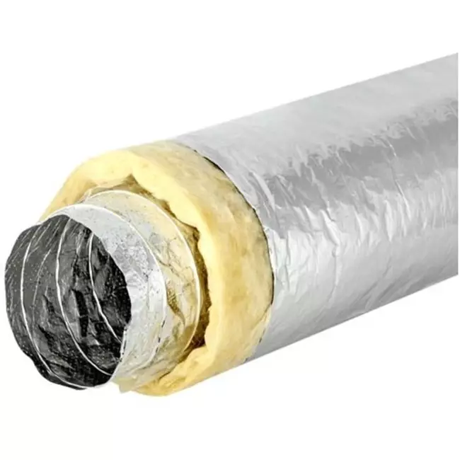 Manguera de ventilación Sonodec con aislamiento térmico acústico de Ø125 mm (10 metros)