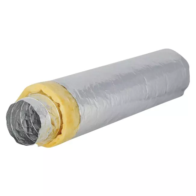 Manguera de ventilación Sonodec con aislamiento térmico acústico de Ø125 mm (10 metros)