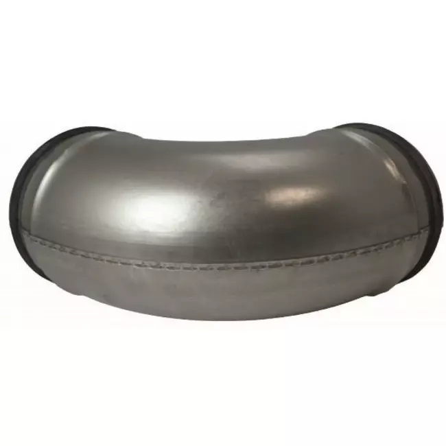 Codo helicoidal redondo 90º Ø 150 mm para tubos helicoidales