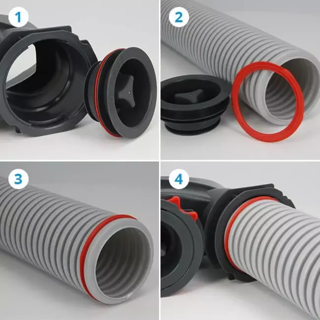 Tubo de ventilación flexible Heatpex Aria diámetro 75 mm (50 metros)