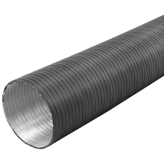 Manguera de ventilación de aluminio Ø 125 mm y L=3000 mm - Antracita