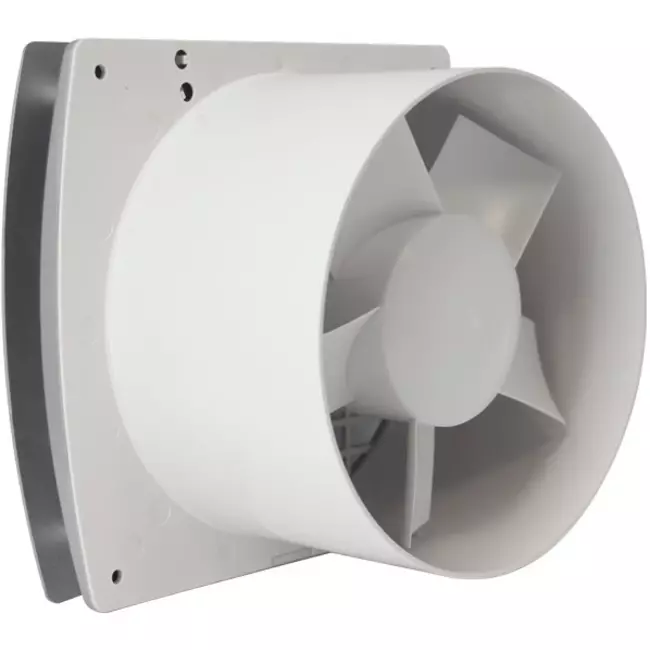 Extractor de baño Ø 100mm plateado - Design EET100S