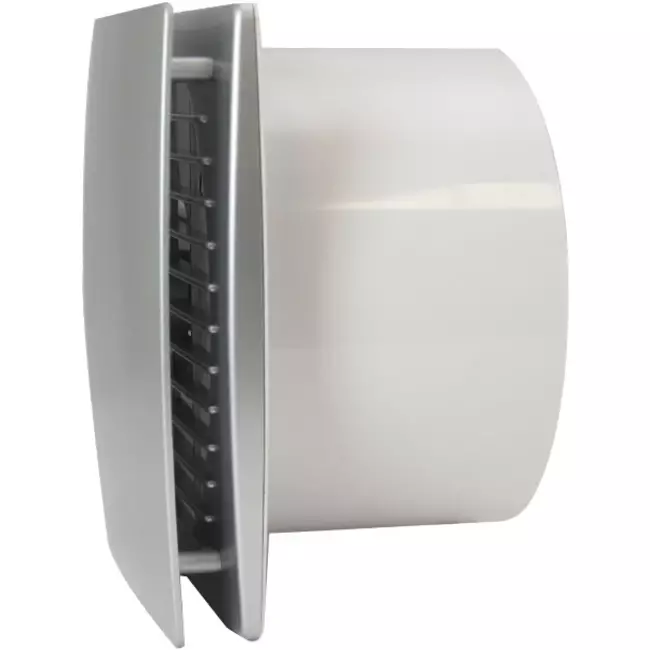 Extractor de baño Ø 100mm plateado - Design EET100S