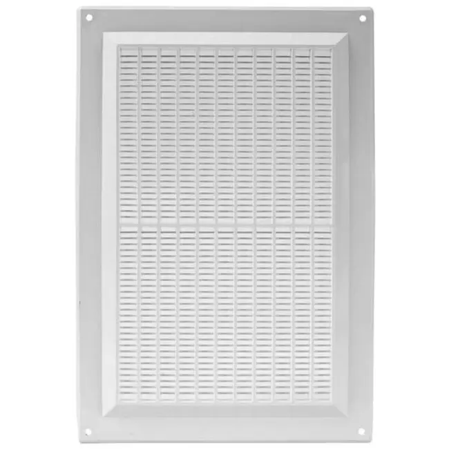 Rejilla de ventilación rectangular con rejilla 250x170 blanco - VR2517