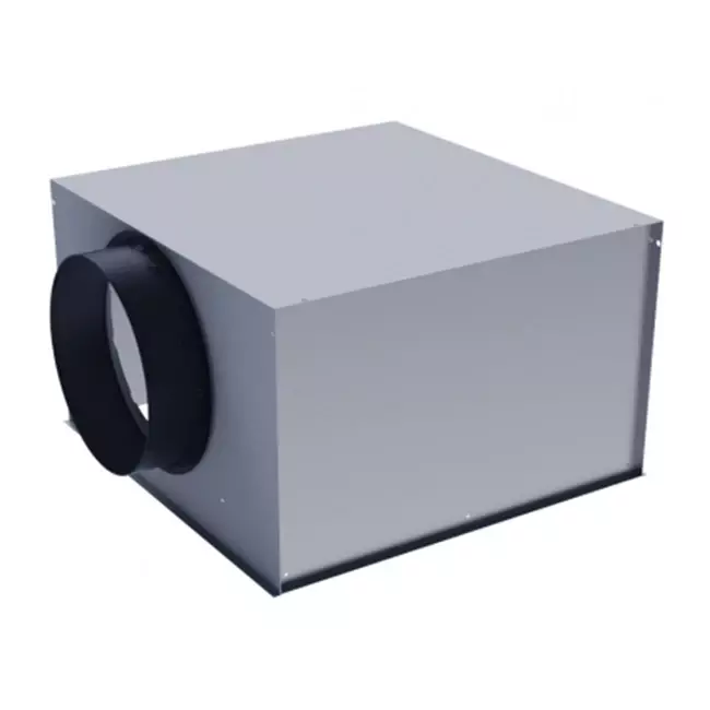 Plenum sin aislamiento para difusores rotacionales cuadrados 594x594 mm (WP100S)