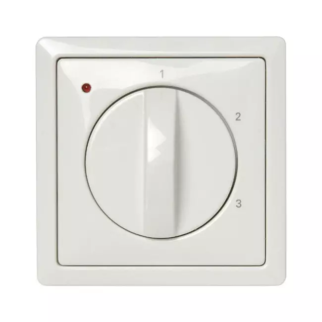 Regulador de tres posiciones Zehnder Stork SAI 1-3 V empotrado