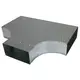 Pieza en T 90 grados 300x80 mm - 170x80 mm para canalización