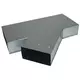 Pieza en T 45 grados 220x80 mm - 170x80 mm para canalización