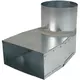 Tubo ángulo 170x80 mm a diámetro 160 mm mm para canalización