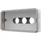 Colector de pared Vent-Axia Uniflexplus con conexión trasera Aislado 3x Ø69mm para conector de 300 x 150mm