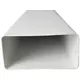 Conducto rectangular de plástico 110x55 mm longitud = 1 metro - K-1