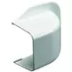 Tapa de pared para conducto de aire acondicionado Climaplus 90x65mm RAL 9010 BLANCO