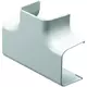 Climaplus conducto de aire acondicionado Pieza en T para conducto 90x65mm RAL 9010 BLANCO