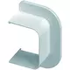 Rosetón de pared para conductos de climatización Climaplus 70x55mm RAL 9010 BLANCO