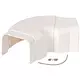 Conducto climatización Climaplus Codo regulable 90x65mm RAL 9010 BLANCO