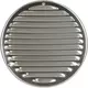 Rejilla metálica de ventilación redonda Ø 200 mm acero inox. - MR200i
