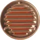 Rejilla metálica de ventilación redonda 100 mm cobre - MR100Cu