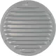 Rejilla de ventilación metálica redonda Ø 160 mm gris - MR160P - RAL9006