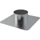 Placa adhesiva de aluminio Thermoduct para paso de tejado diámetro 125 mm - 15 grados