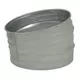Ronde Spiro bocht 15° Ø 100mm - maatwerk RAL7035