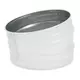 Ronde Spiro bocht 15° Ø 200mm - maatwerk RAL9010