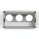 Colector de pared Vent-Axia Uniflexplus con conexión trasera Aislado 3x Ø69mm para conector de 200 x 100mm