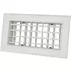Rejilla Vent-Axia Uniflexplus con lamas ajustables 200x100 para colector de pared