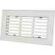 Rejilla Vent-Axia Uniflexplus con lamas fijas 200x100 para colector de pared