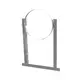 Soporte de techo de aluminio para tubo helicoidal de 160 mm de diámetro