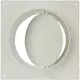 Placa de pared redonda de plástico con válvula de retención de 150 mm de diámetro - AFV150
