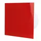 Air Roxy extractores de baño con diámetro de conexión de 125 mm con temporizador - frontal de plástico rojo