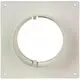 Placa de pared redonda de plástico de 150 mm de diámetro AFS150