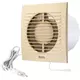 Extractor de baño Ø 100 mm dorado con interruptor de cuerda y enchufe - EE100WPG