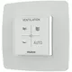 Sensor de humedad ambiental Duco con mando RF/cable blanco