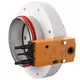 Compuerta cortafuegos redonda compacta 500 mm actuador 24V - E-FDC DD M24 D500