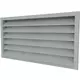 Rejilla para muro exterior de acero galvanizado 500x300