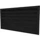 Rejilla exterior de aluminio 800x600 con aletas fijas - color mixto RAL 9005
