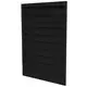 Rejilla exterior de aluminio 600x800 con aletas fijas - color mixto RAL 9005