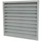 Rejilla de acero galvanizado para muro exterior 600x600