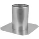 Racor de tejado para tubo de 500 mm de diámetro tejado plano INOX