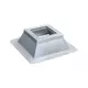 Itho Daalderop soporte térmico con aislante tamaño 2 RAL 9010 - DMP 526
