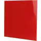 Rejilla 15x15cm con panel frontal de color blanco rojo