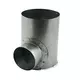 Pieza de inserción galvanizada Ø125 mm - Ø80 mm