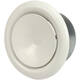 Válvula de suministro de ventilación 200 mm metal - S-DVS200 RAL9010