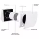 WTW descentralizada HRU de pared Ø150 con 60 m³/h - HRU-WALL-150-60-PEG